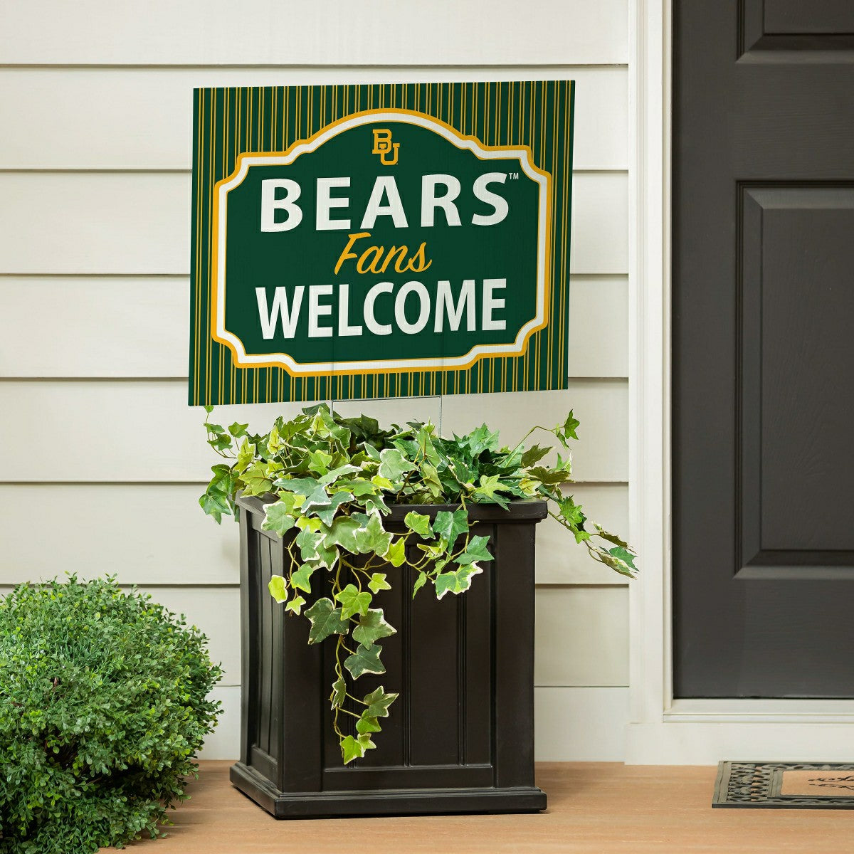 Baylor University Coroplast Yard Sign, "Fans Welcome" - Collegiate Home
