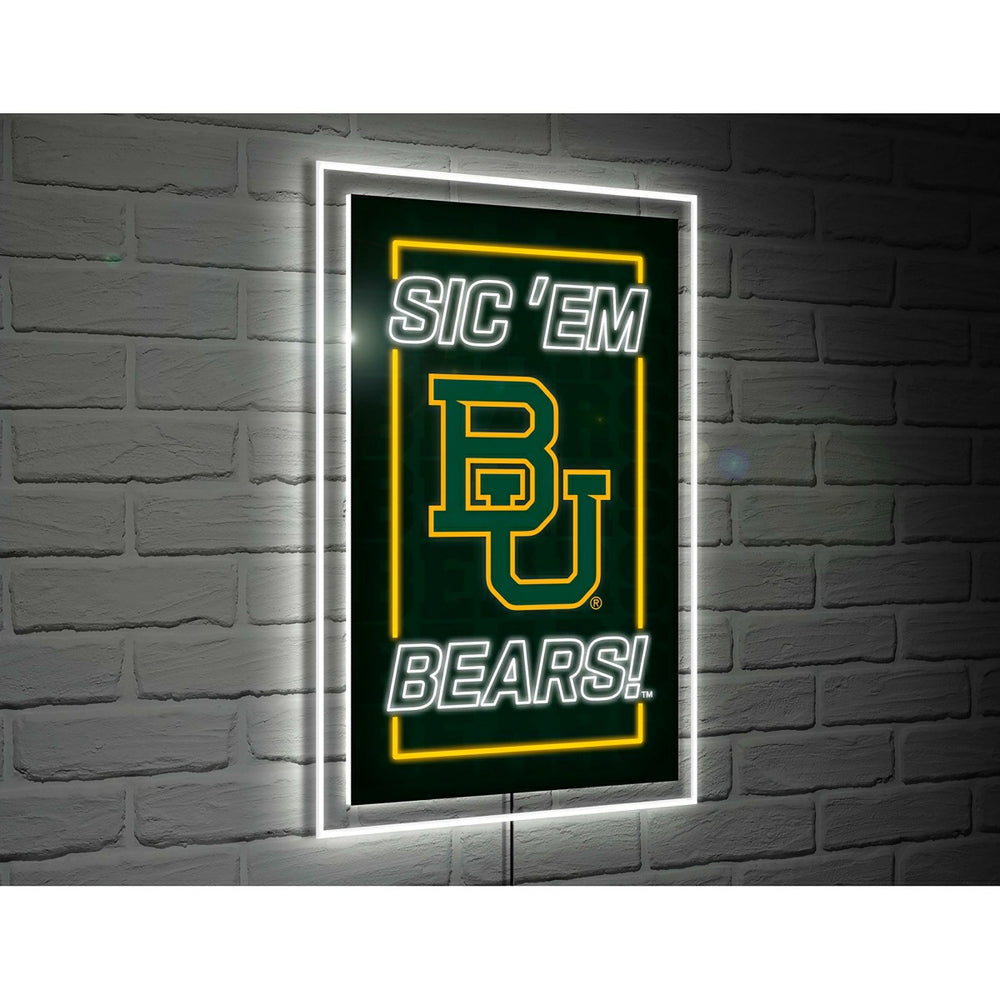 Baylor University College Rectangle Neolite LED Decor - Collegiate Home