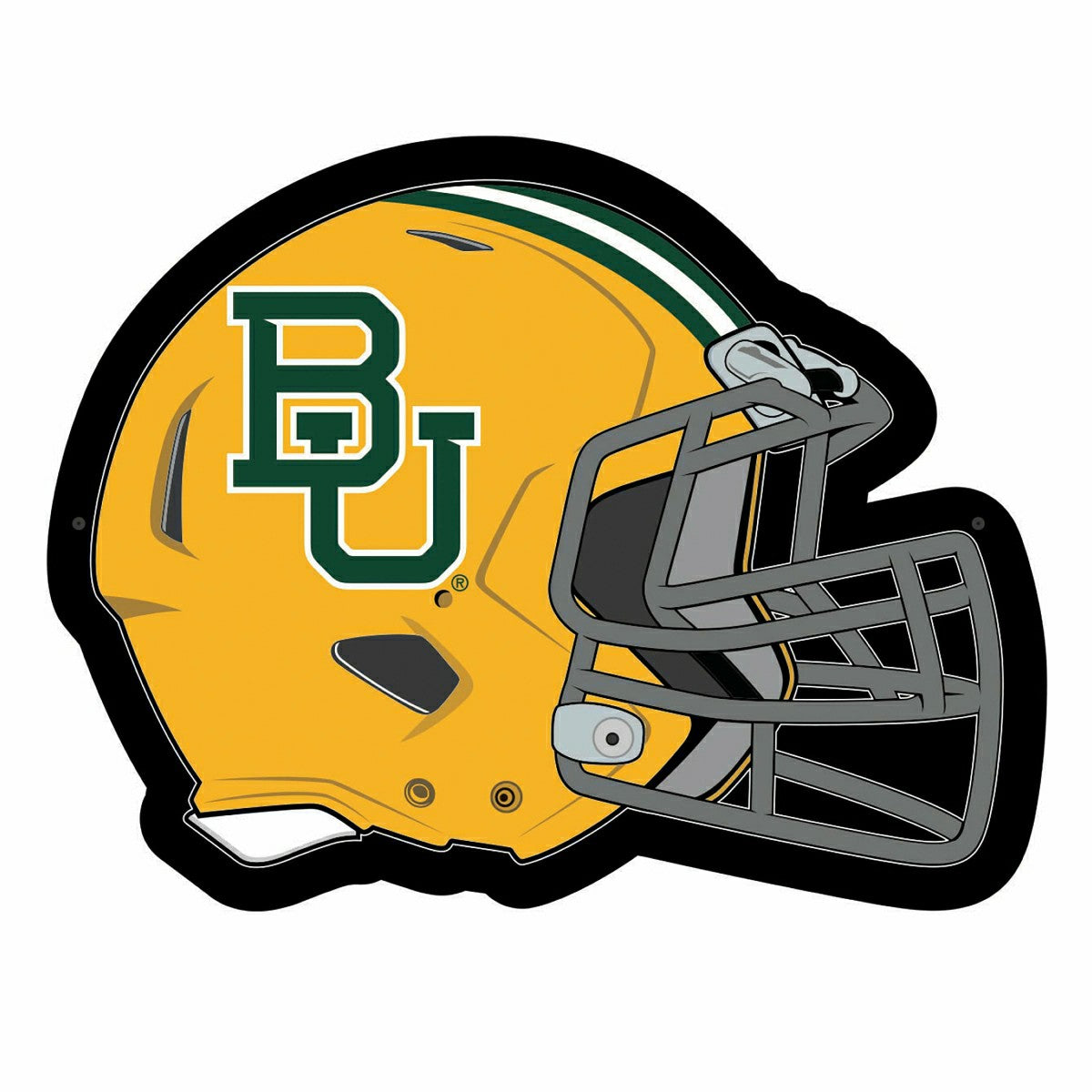 LED Wall Decor, Helmet, Baylor University - Collegiate Home