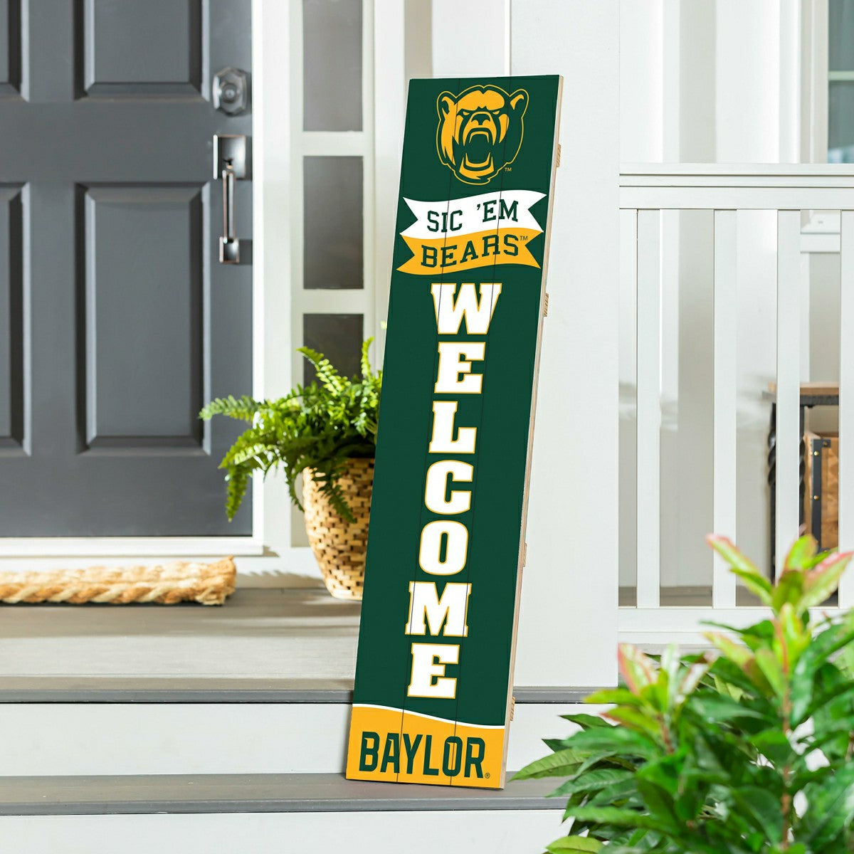 Baylor University Large Single Sided Leaner, 46" - Collegiate Home
