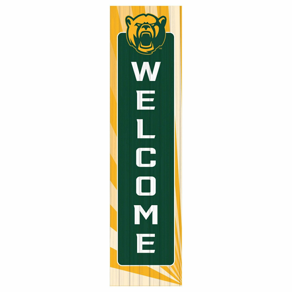 Baylor University Summer Seasonal Single Sided Large Leaner, 46" - Collegiate Home