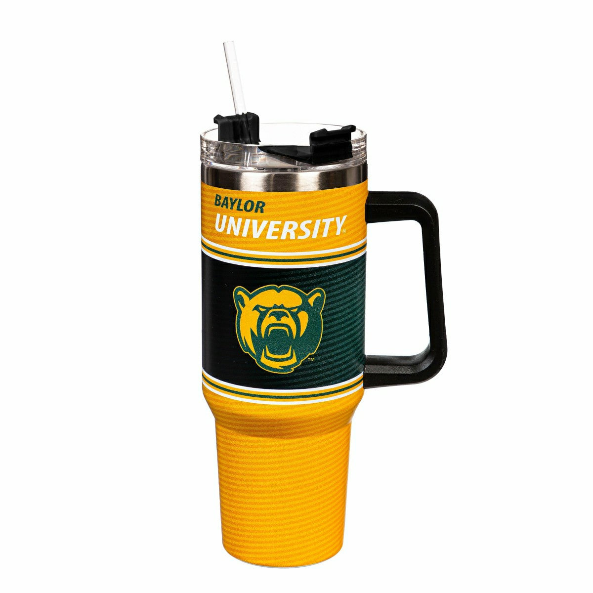 40oz Stainless Steel Canyon Cup w/ Straw, Baylor University - Collegiate Home