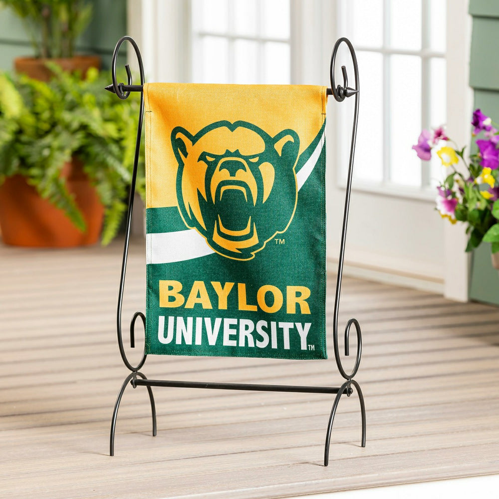 Baylor University Burlap Flag GDN Size - Collegiate Home