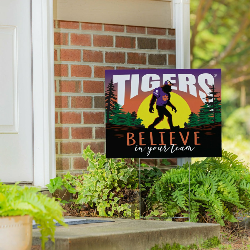 Clemson University Yard Sign, Bigfoot - Collegiate Home