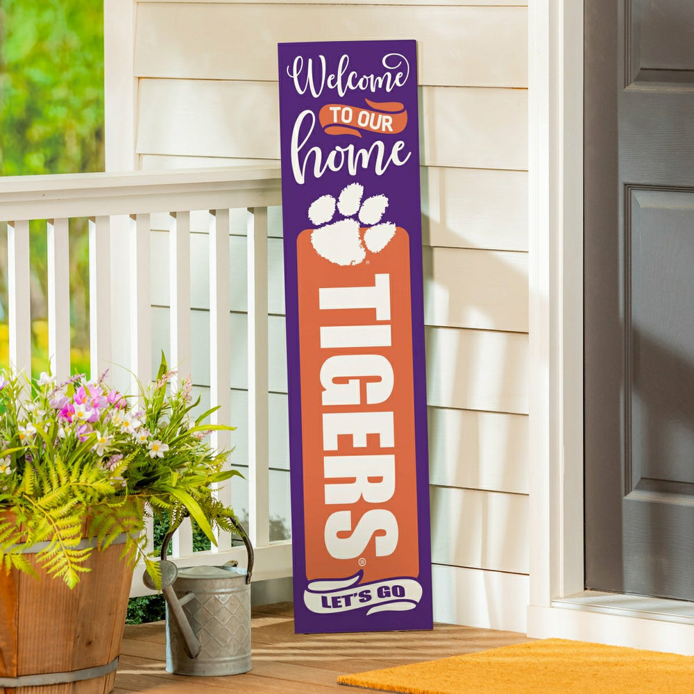 47" Double Sided Leaner, Clemson University, Halloween - Collegiate Home