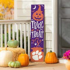 47" Double Sided Leaner, Clemson University, Halloween - Collegiate Home