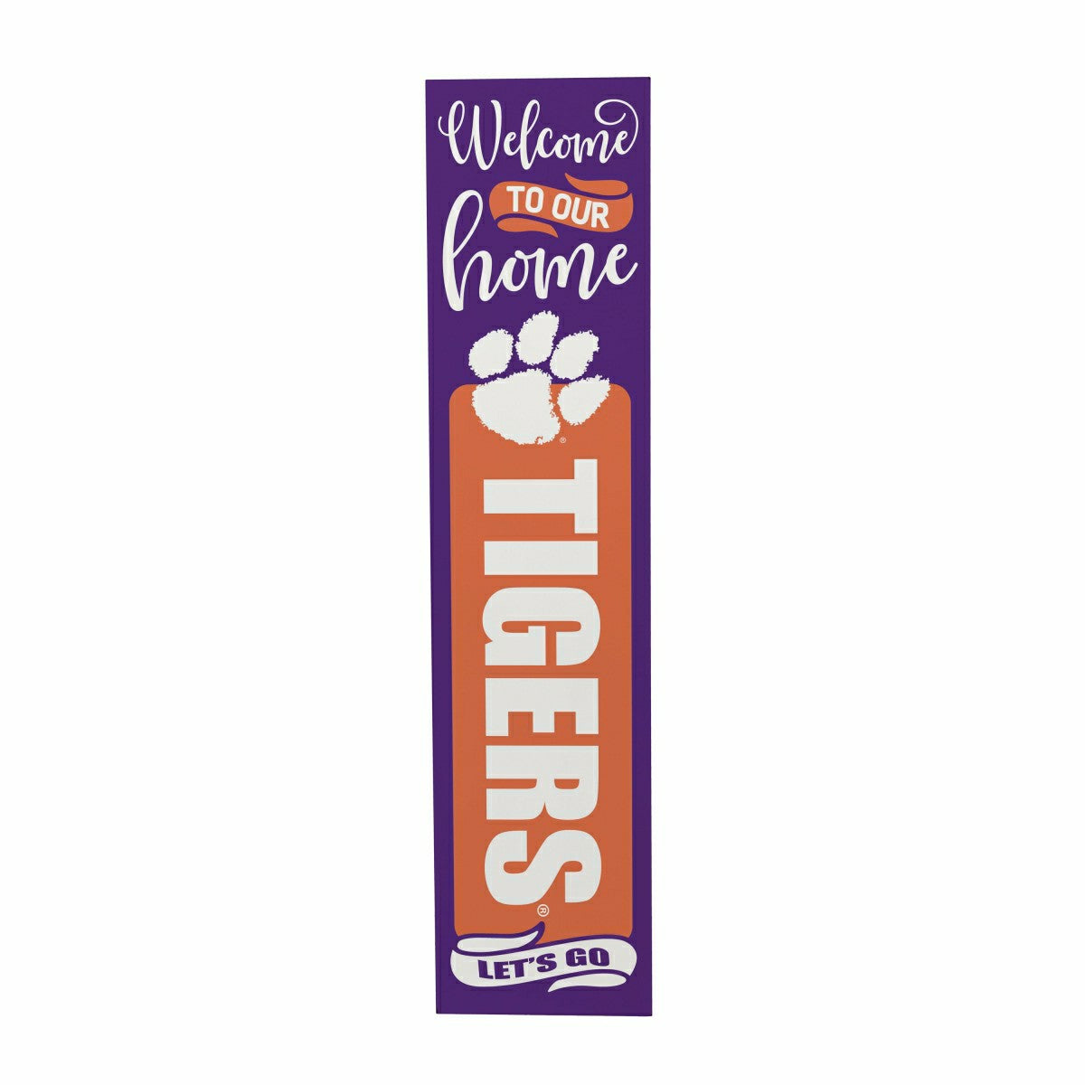 47" Double Sided Leaner, Clemson University, Halloween - Collegiate Home