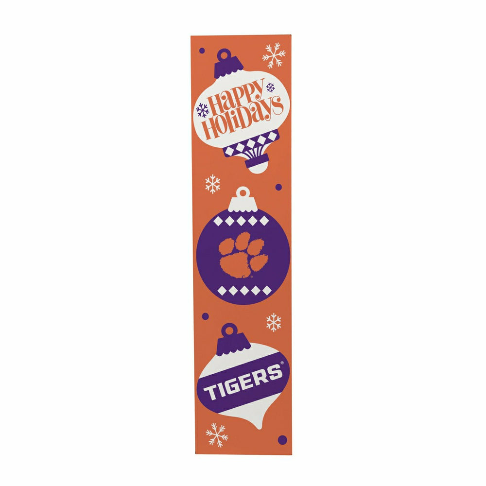 47" Double Sided Leaner, Clemson University, Christmas - Collegiate Home