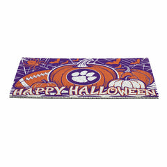 Clemson University Halloween PVC Mat, 28"x16" - Collegiate