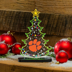 Clemson University College Holiday Tree Desklite LED Decor - Collegiate Home