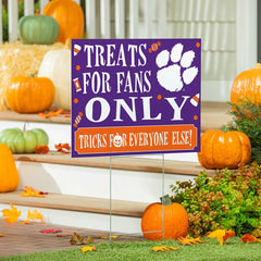 Clemson University Yard Sign, Halloween Treats for Fans - Collegiate Home