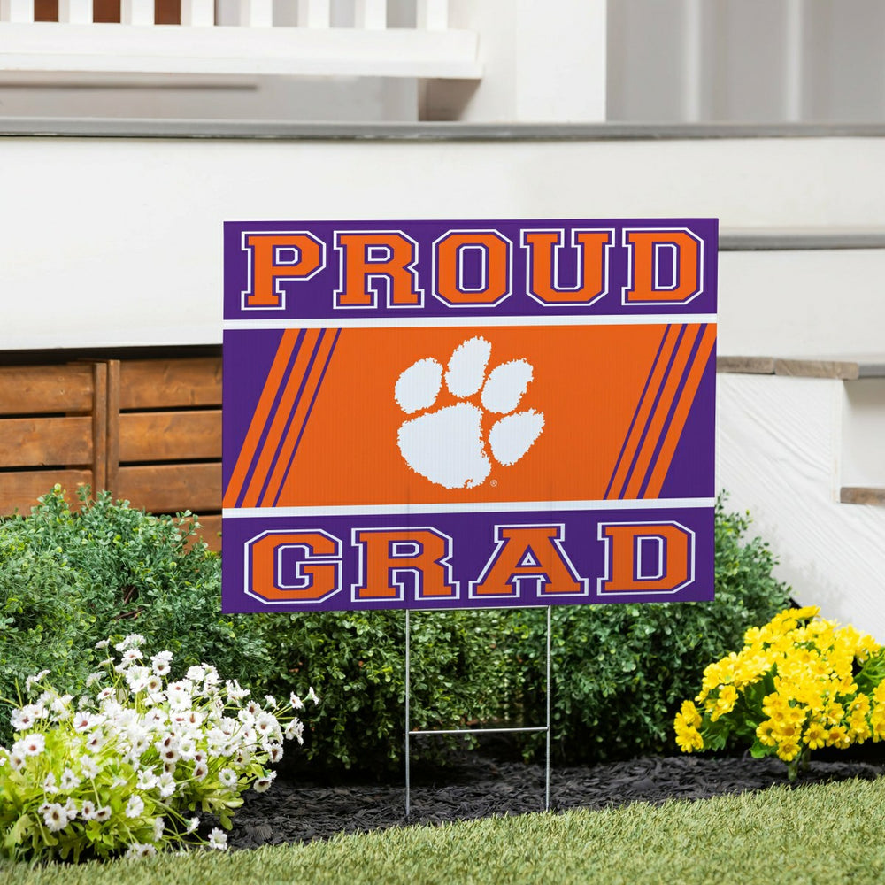 Clemson University Coroplast Yard Sign Graduate - Collegiate Home