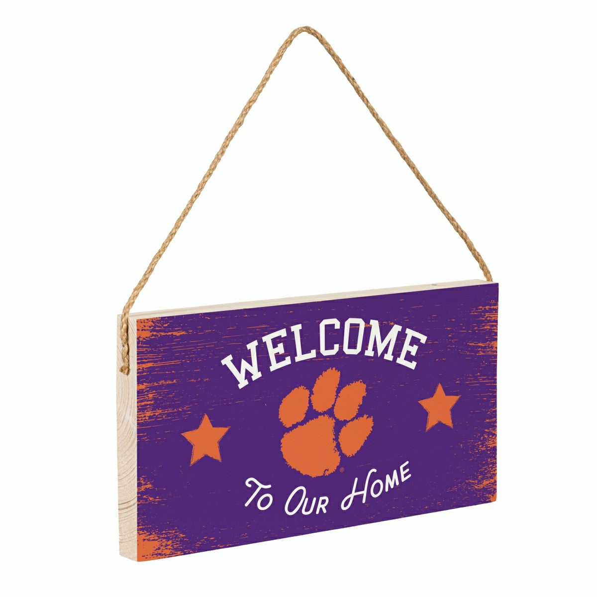 Clemson University Wood Wall Sign, 6x11 - Collegiate Home