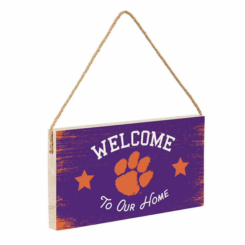 Clemson University Wood Wall Sign, 6x11 - Collegiate Home