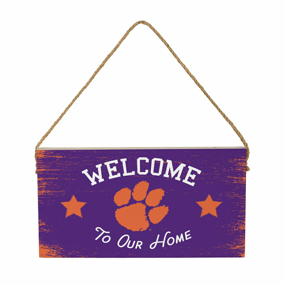 Clemson University Wood Wall Sign, 6x11 - Collegiate Home