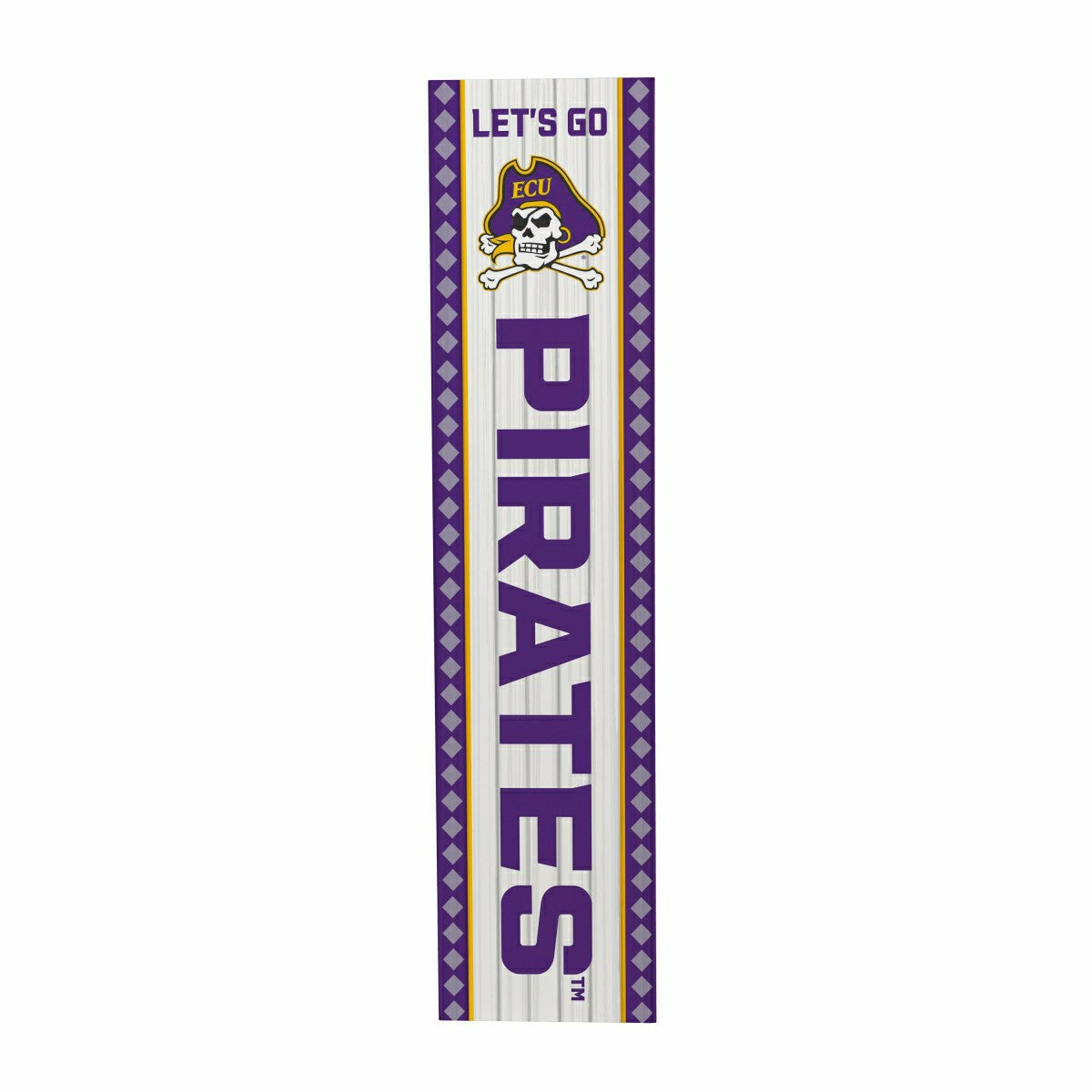 47" Double Sided Leaner, East Carolina University, Christmas - Collegiate Home