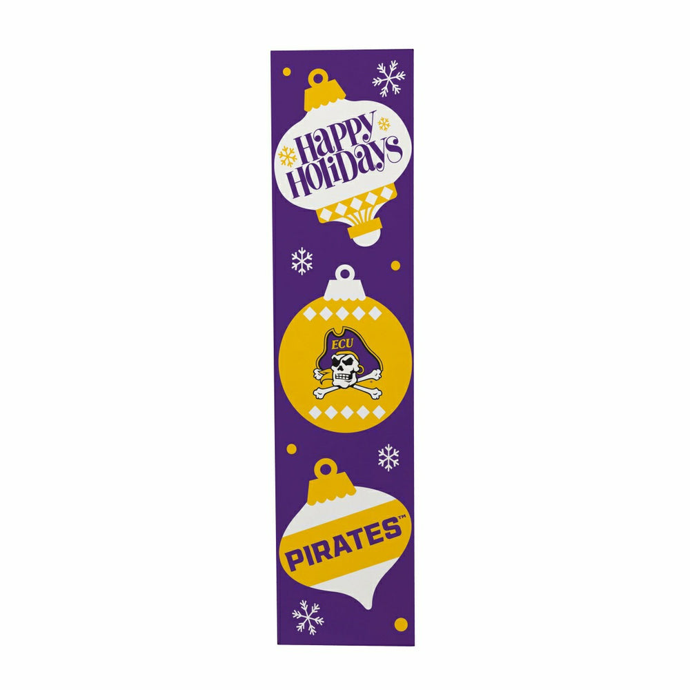 47" Double Sided Leaner, East Carolina University, Christmas - Collegiate Home