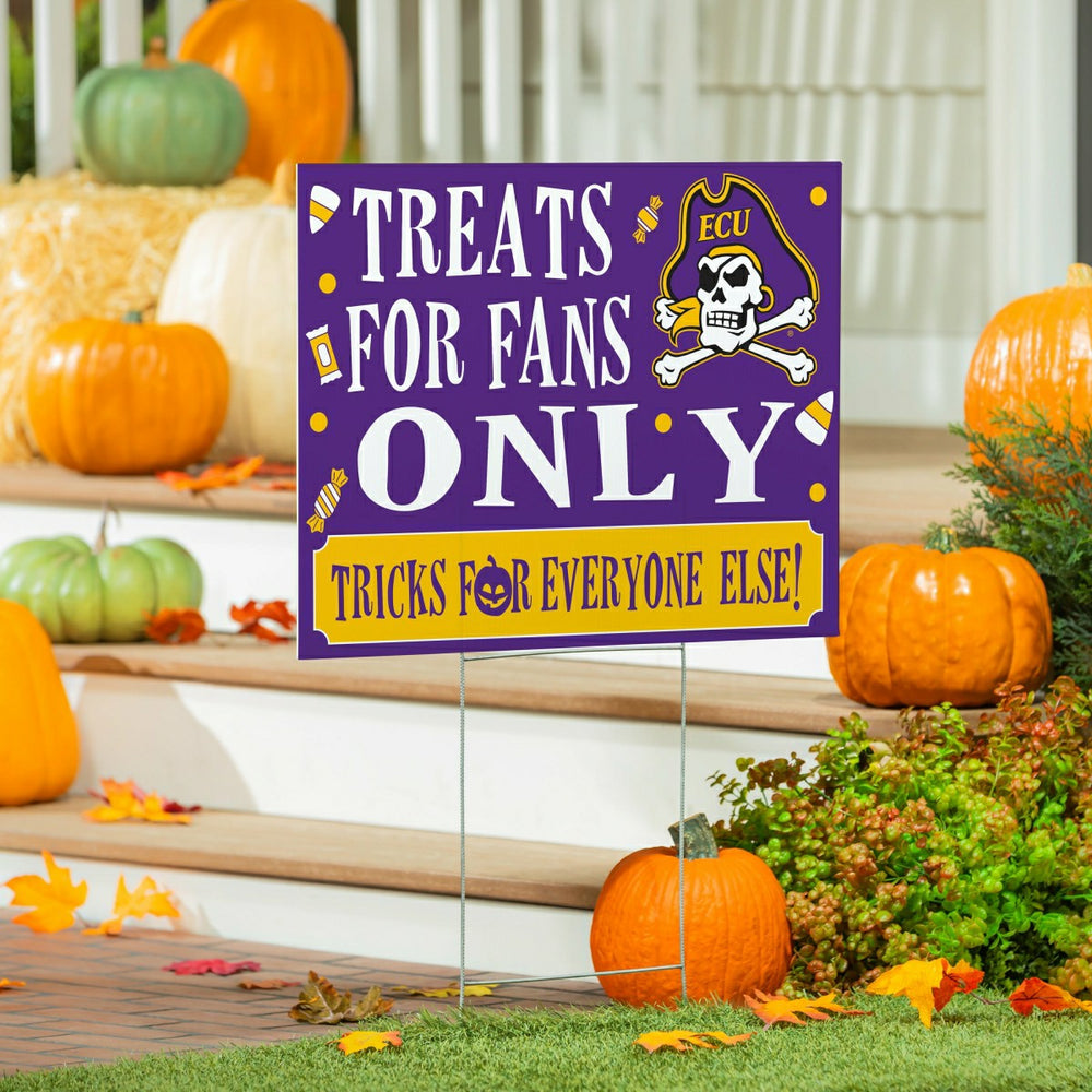 East Carolina University Yard Sign, Halloween Treats for Fans - Collegiate Home