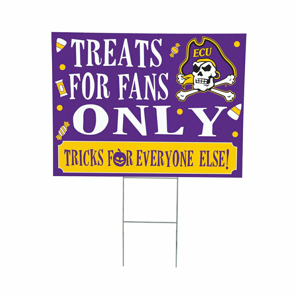 East Carolina University Yard Sign, Halloween Treats for Fans - Collegiate Home
