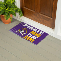 East Carolina University Fan Mat, 28"x16" - Collegiate