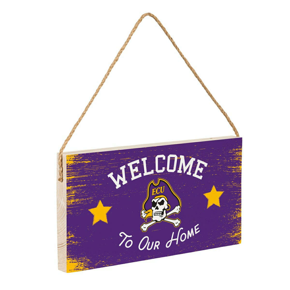 East Carolina University Wood Wall Sign, 6x11 - Collegiate Home