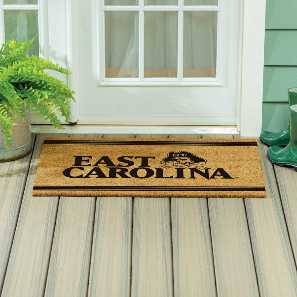 East Carolina University Large One Color Coir Mat, 36"x24" - Collegiate