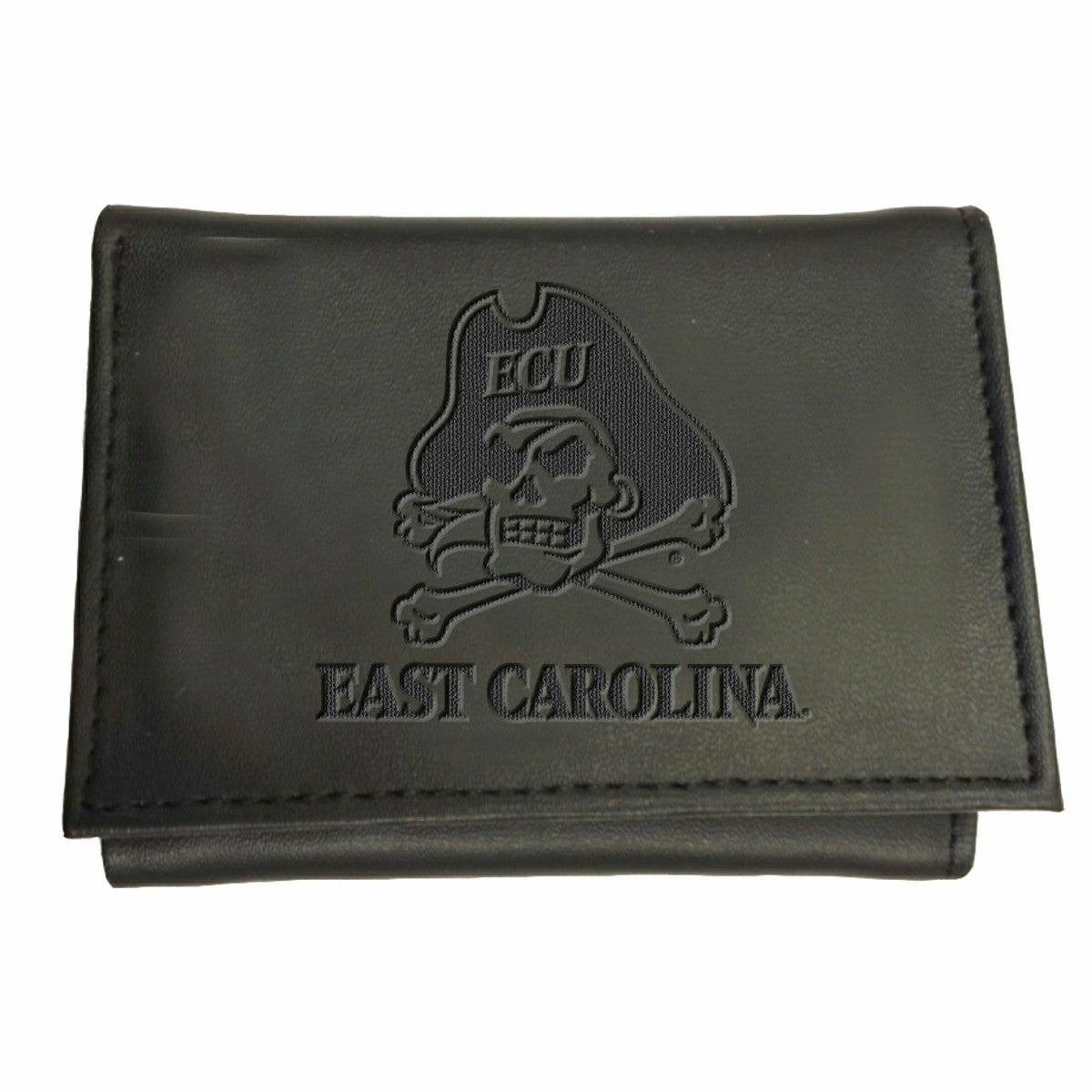 East Carolina University, Tri-Fold Wallet, Black - Collegiate Home