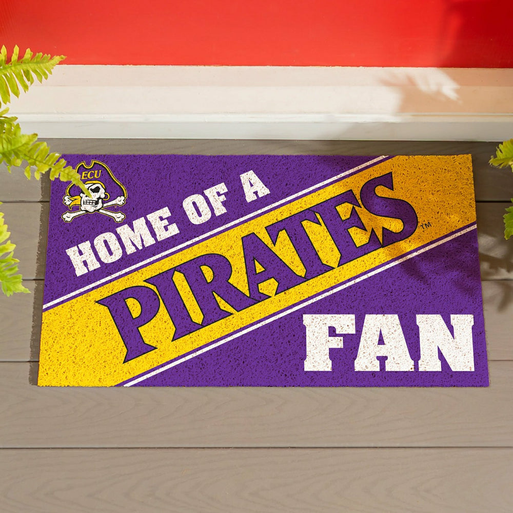 East Carolina University, PVC Mat COLOR, Home of a Fan - Collegiate