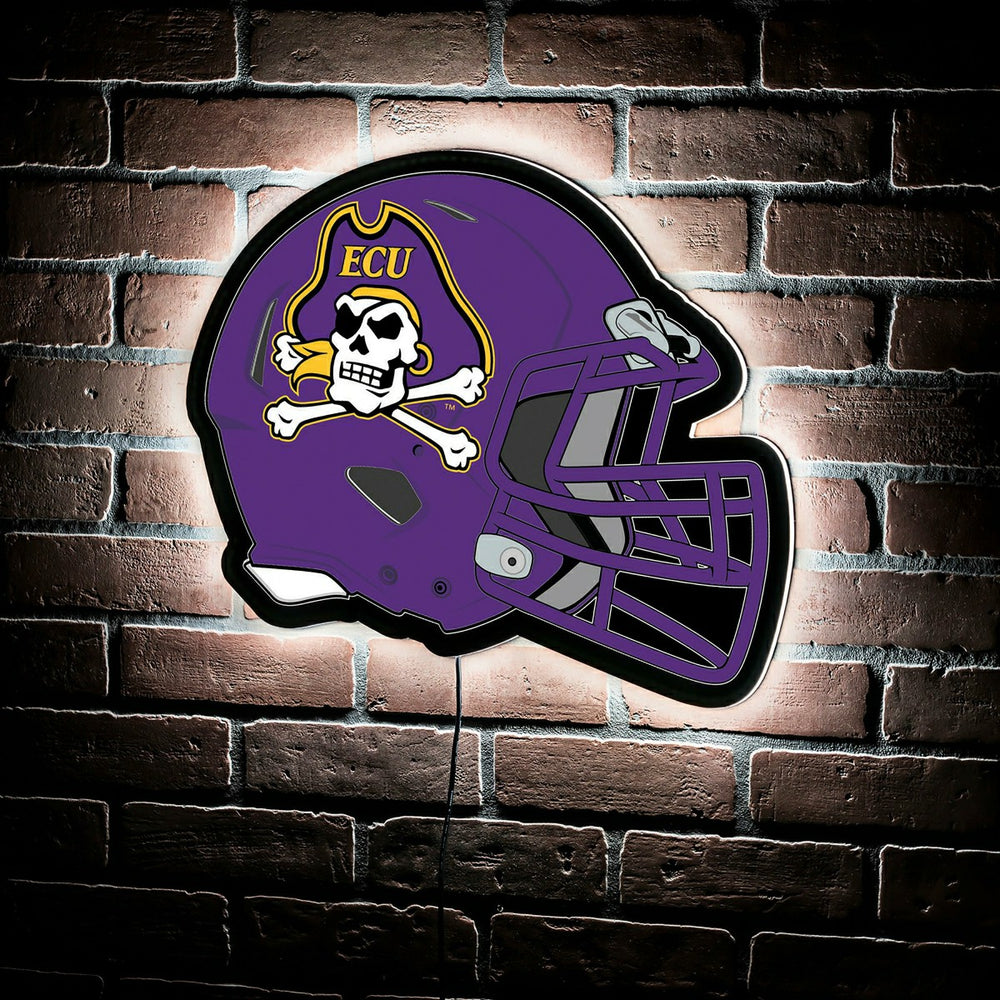 LED Wall Decor, Helmet, East Carolina University - Collegiate Home