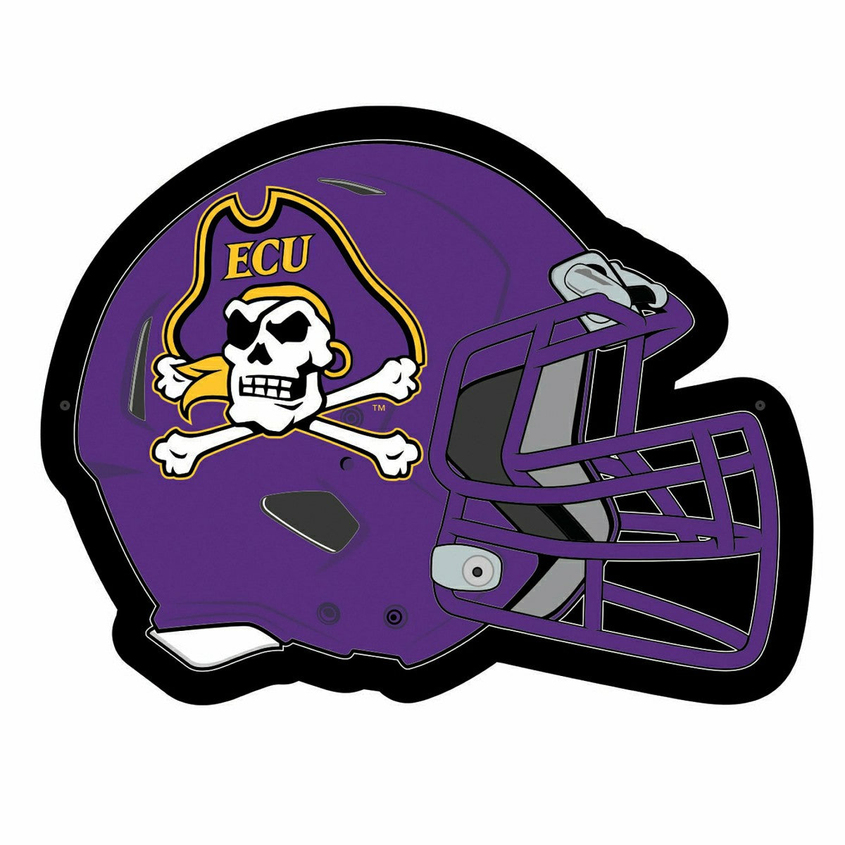 LED Wall Decor, Helmet, East Carolina University - Collegiate Home