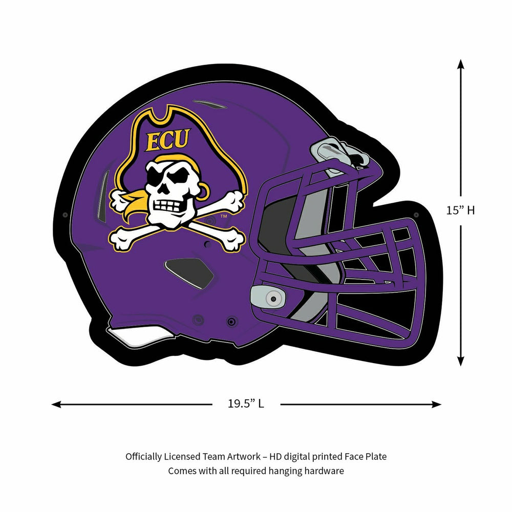 LED Wall Decor, Helmet, East Carolina University - Collegiate Home