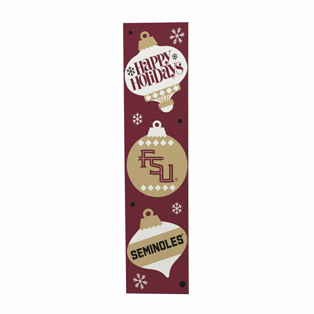 47" Double Sided Leaner, Florida State University, Christmas - Collegiate Home