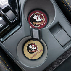 Florida State University Car Coaster Set, 2pc - Collegiate Home