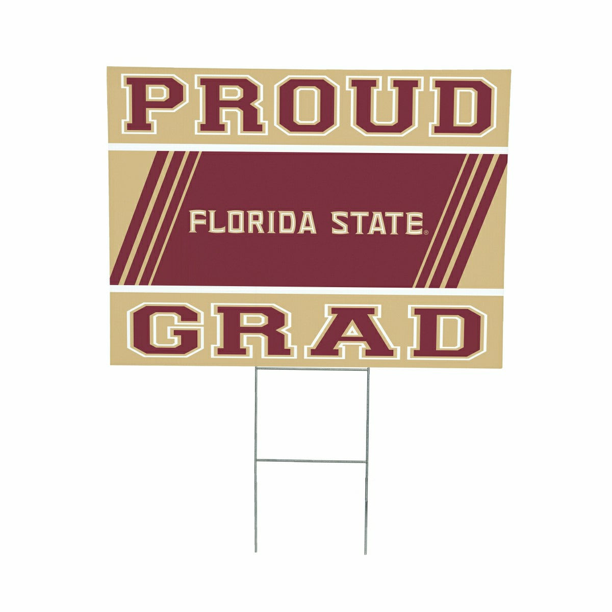 Florida State University Coroplast Yard Sign Graduate - Collegiate Home