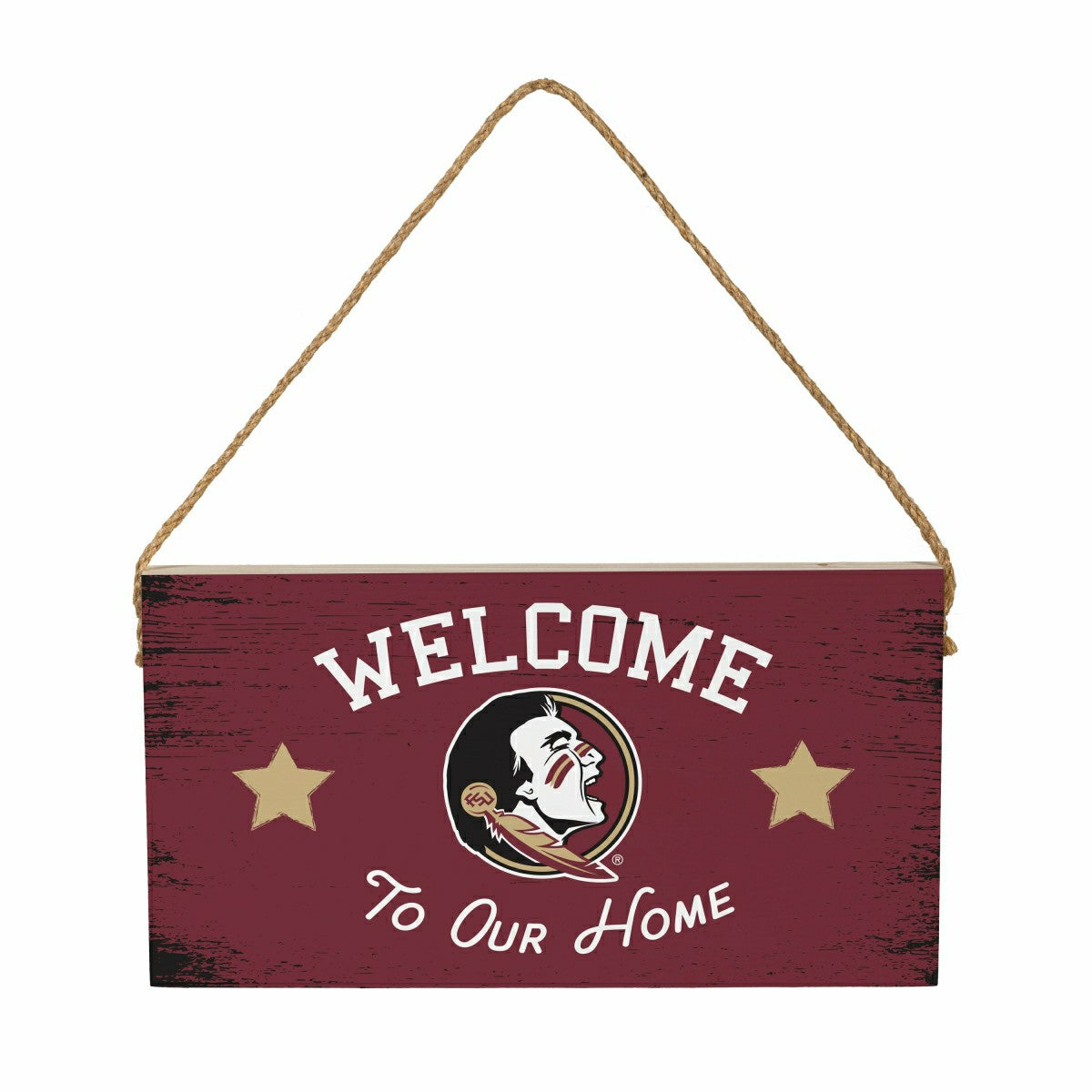 Florida State University Wood Wall Sign, 6x11 - Collegiate Home