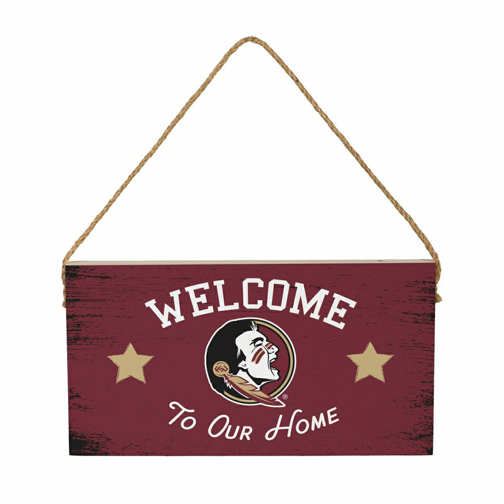 Florida State University Wood Wall Sign, 6x11 - Collegiate Home