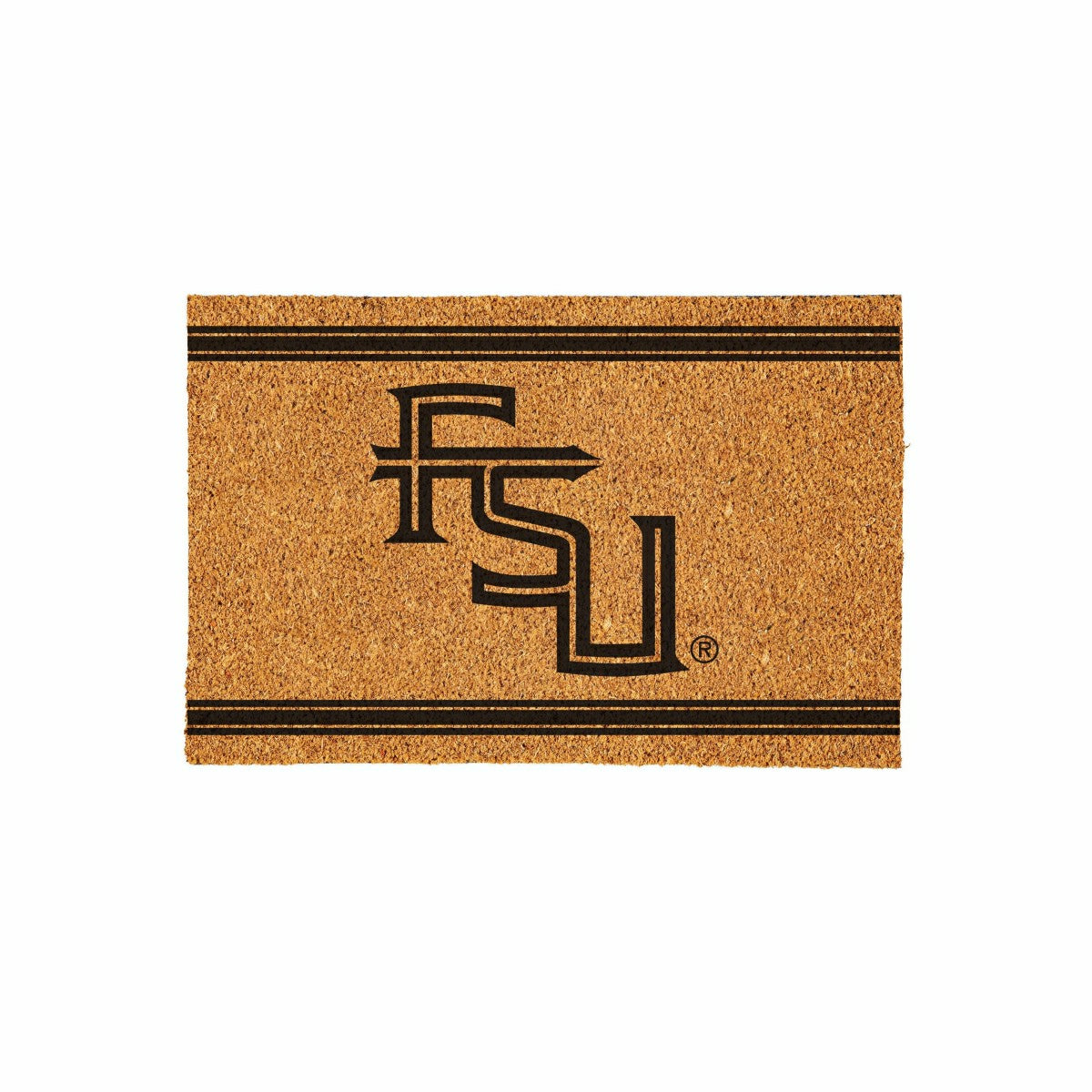 Florida State University Large One Color Coir Mat, 36"x24" - Collegiate