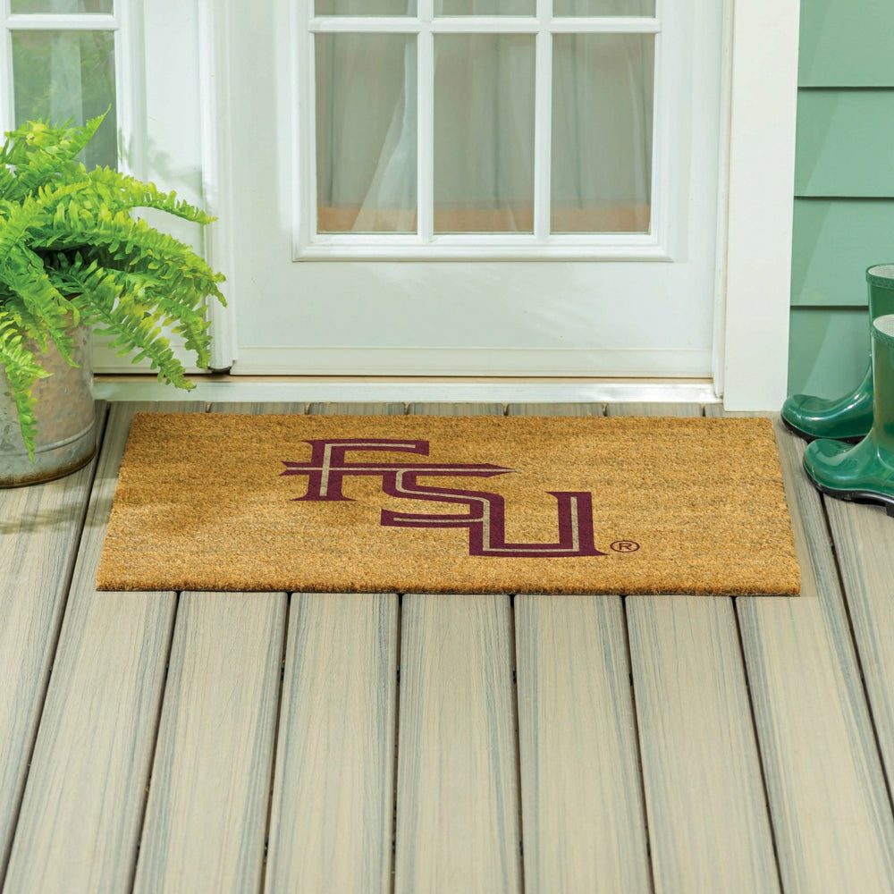 Florida State University Large Full Color Coir Mat, 36"x24" - Collegiate