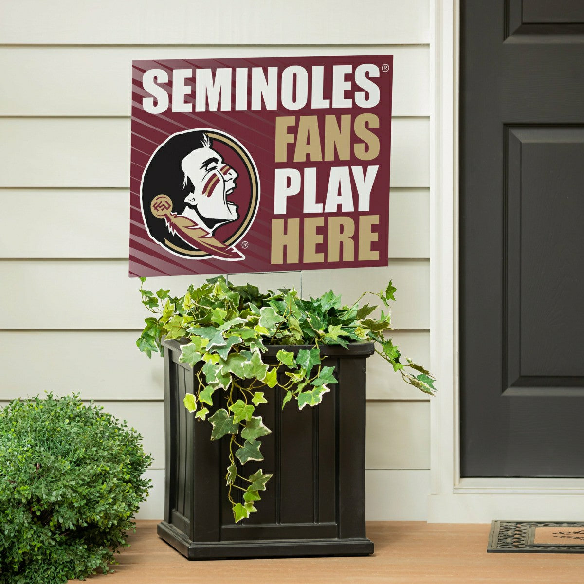 Florida State University Coroplast Yard Sign "Fans Play Here" - Collegiate Home
