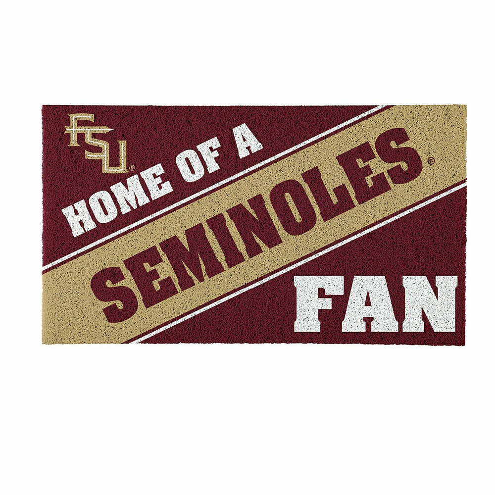 Florida State University, PVC Mat COLOR, Home of a Fan - Collegiate