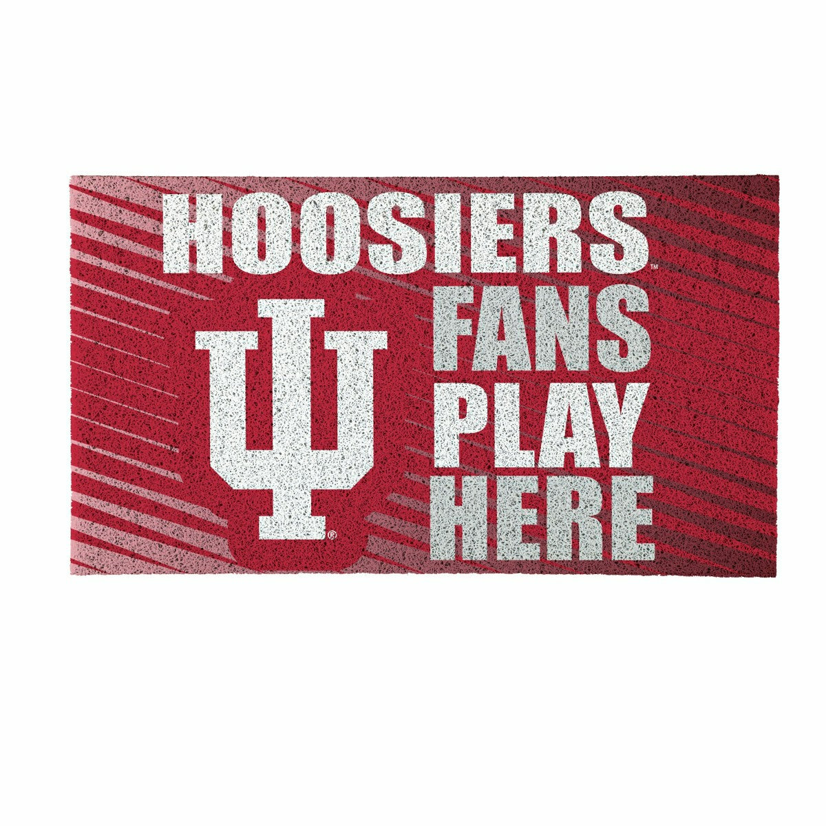 Indiana University Fan Mat, 28"x16" - Collegiate