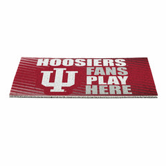 Indiana University Fan Mat, 28"x16" - Collegiate