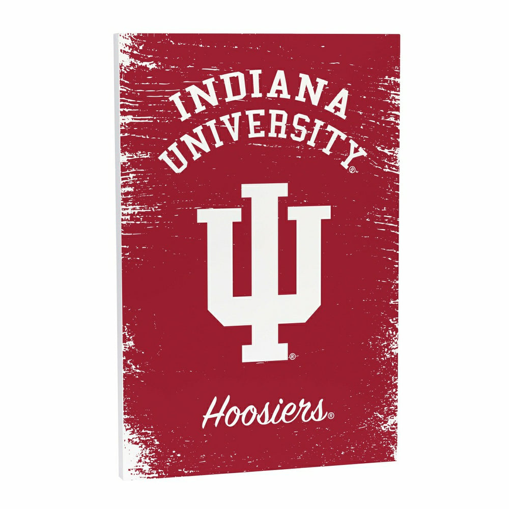 Indiana University Wood Wall Sign, 16x24 - Collegiate Home