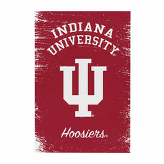 Indiana University Wood Wall Sign, 16x24 - Collegiate Home