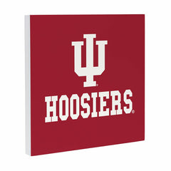 Indiana University Wood Wall Sign, 12x12 - Collegiate Home