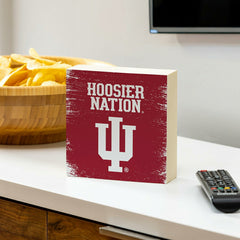 Indiana University Plock, Down Home Fans, 6x6 - Collegiate Home