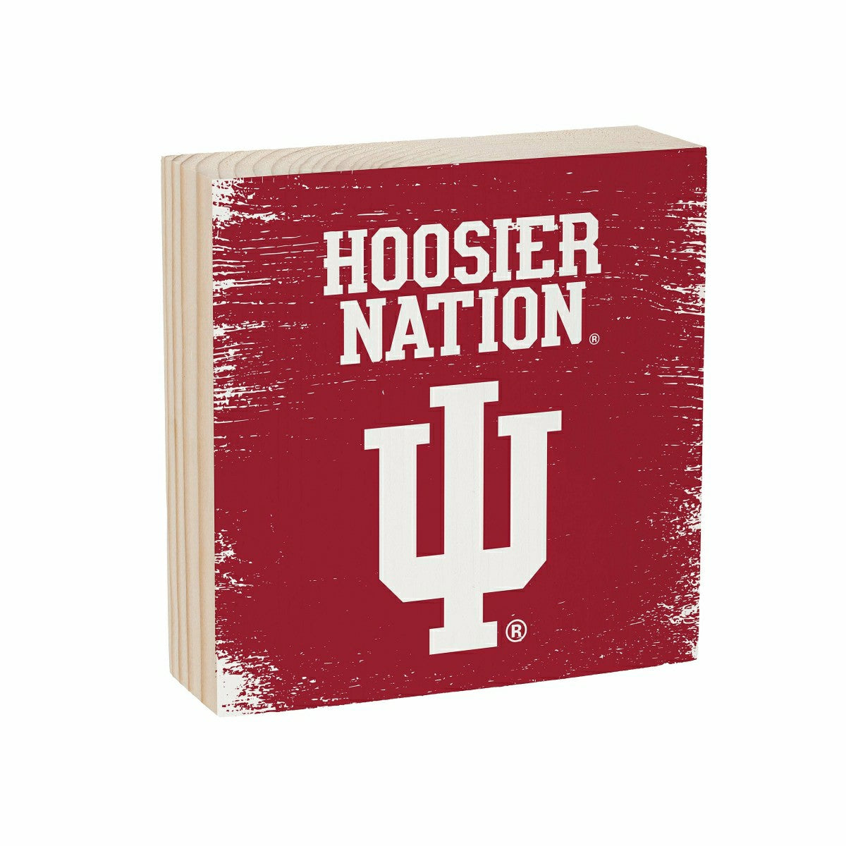Indiana University Plock, Down Home Fans, 6x6 - Collegiate Home