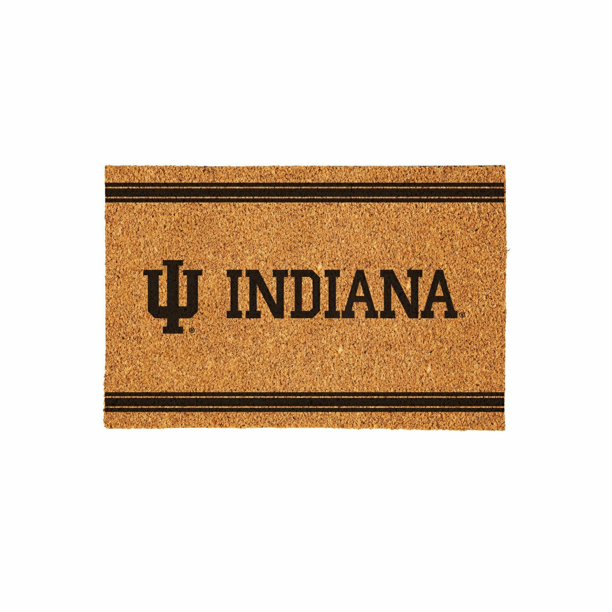 Indiana University Large One Color Coir Mat, 36"x24" - Collegiate