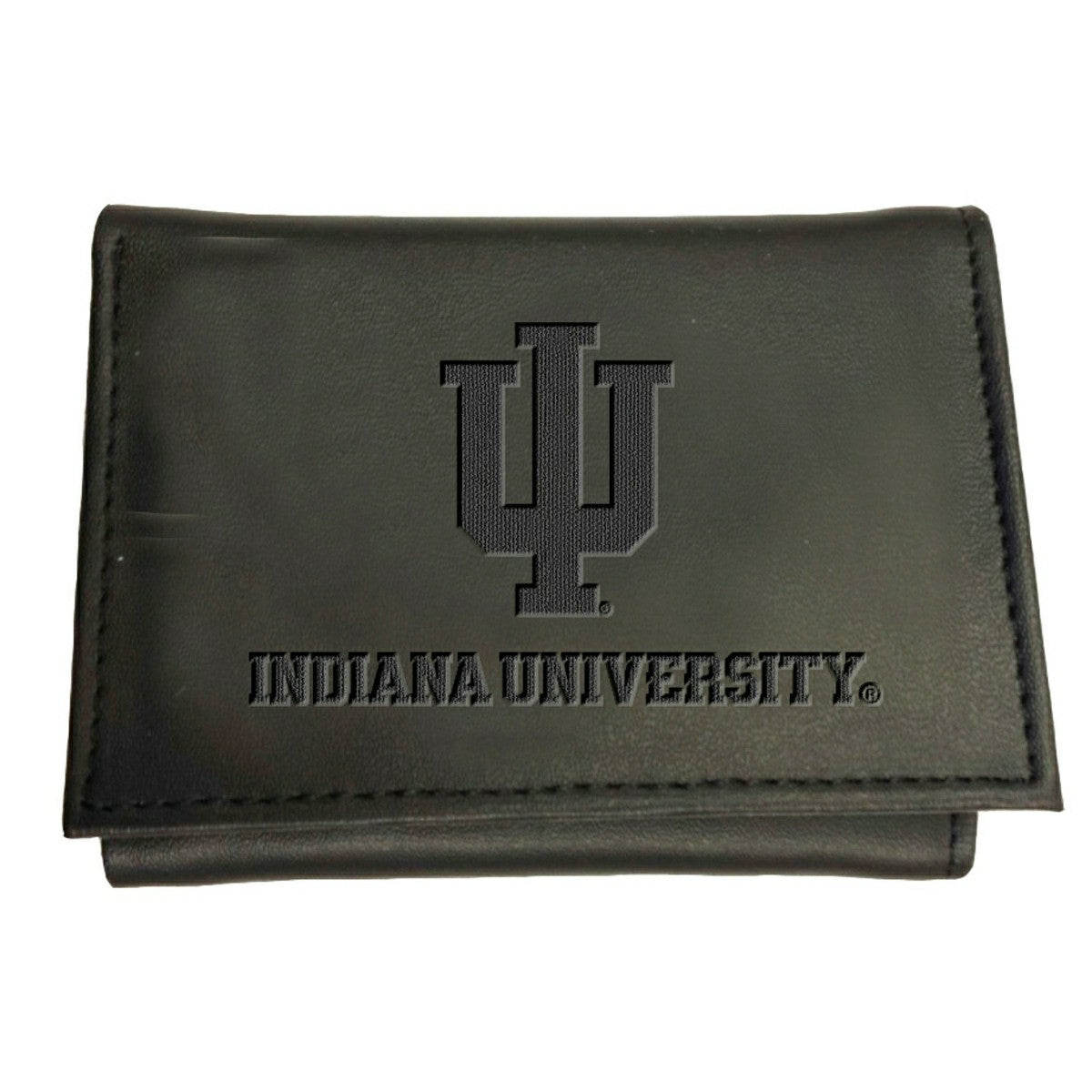 Indiana University, Tri-Fold Wallet, Black - Collegiate Home