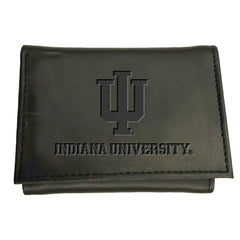 Indiana University, Tri-Fold Wallet, Black - Collegiate Home